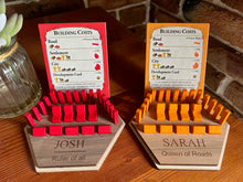 Load image into Gallery viewer, SETTLERS OF CATAN game piece holder