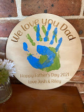 Load image into Gallery viewer, Handprint sign