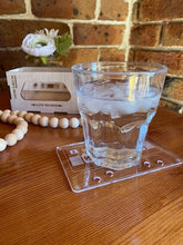Load image into Gallery viewer, Personalised tape coasters (six) plus holder