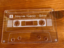 Load image into Gallery viewer, Personalised tape coasters (six) plus holder