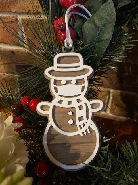 2021 snowman ornament