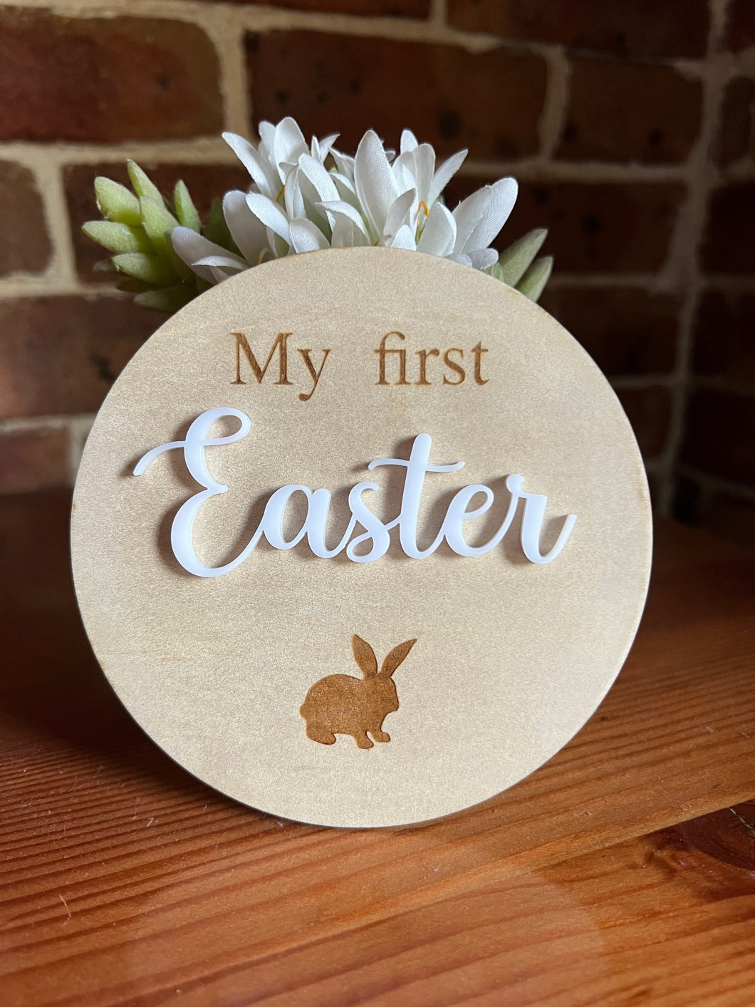 My First Easter plaque