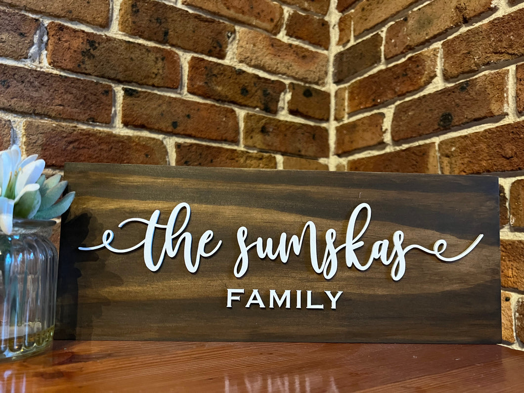 Family sign